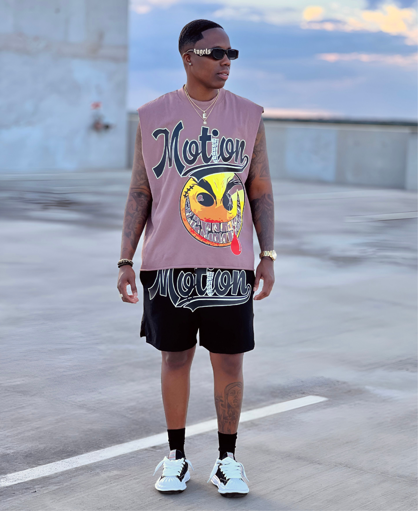 Motion Cut Off Tee