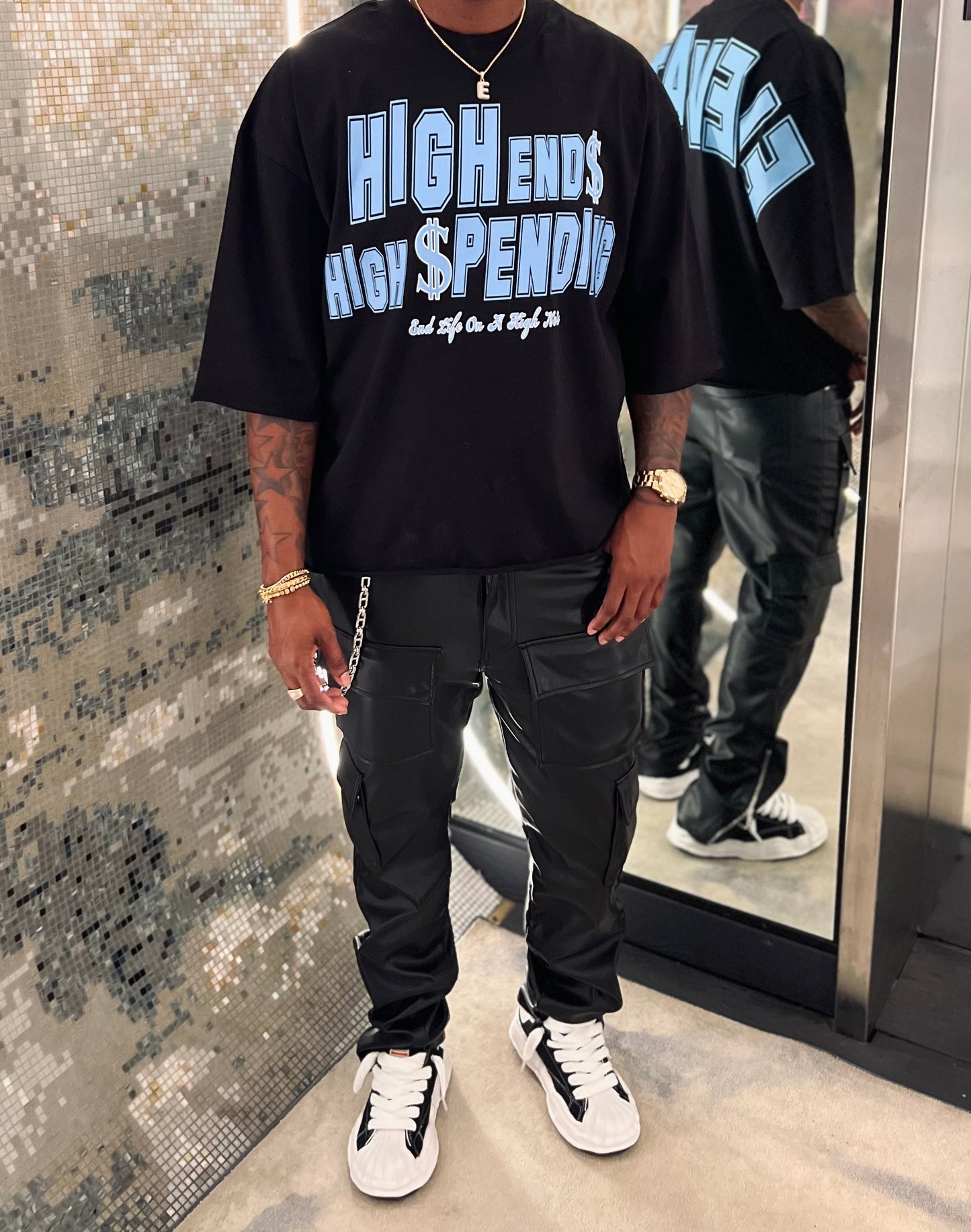 High End$ Tee - Black
