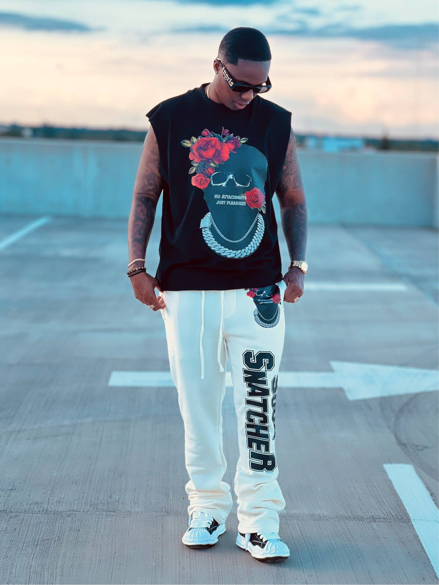 Soul Snatcher Cut Off Shirt - Black