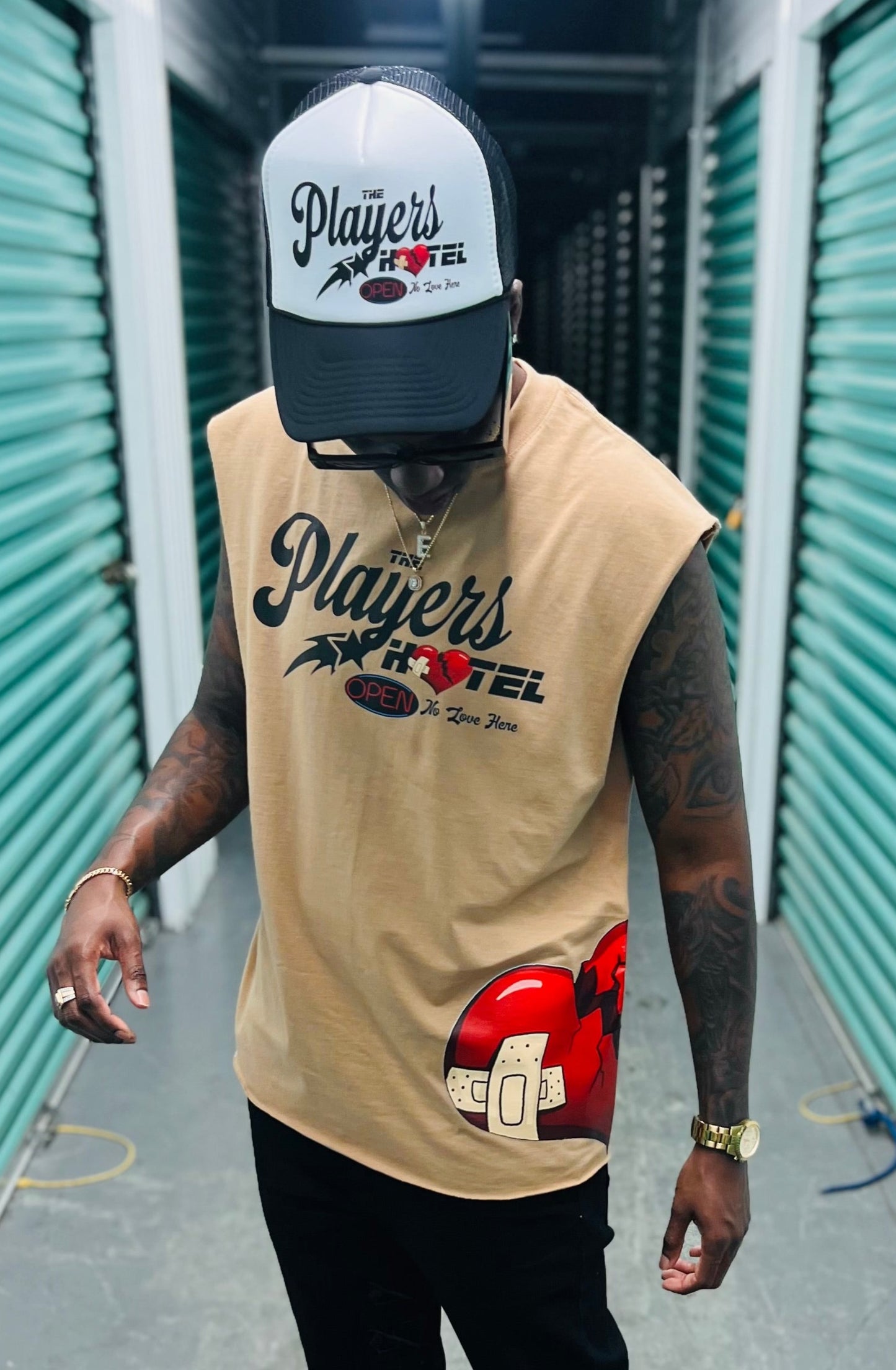 Players Club Cut Off Shirt