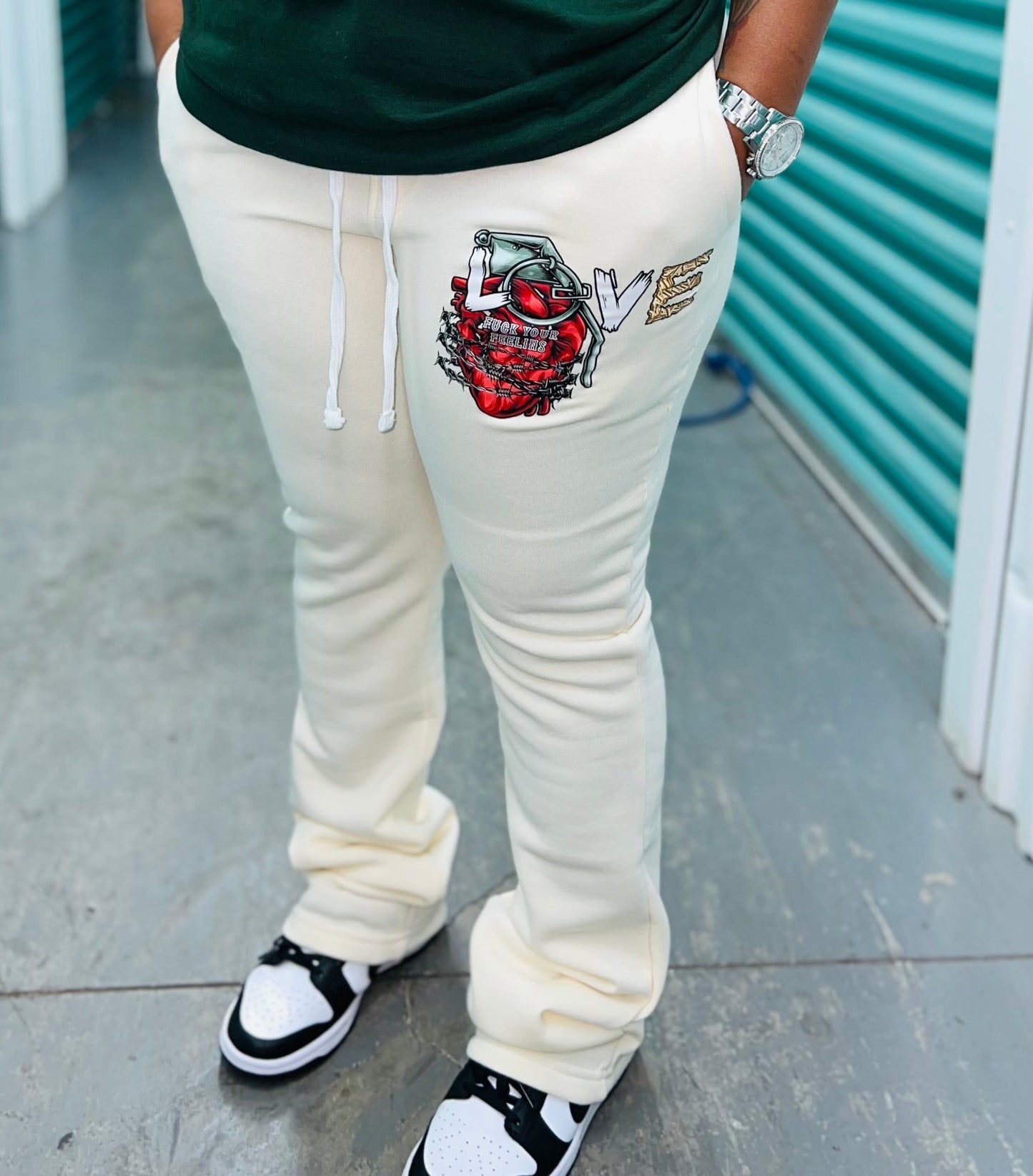 Love Bomb Stacked Pants