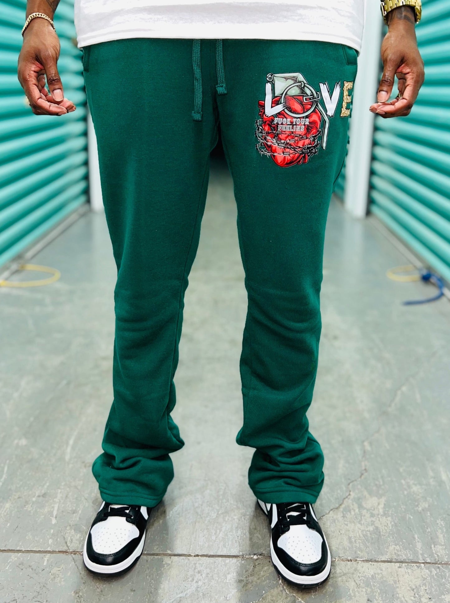 Love Bomb Stacked Pants