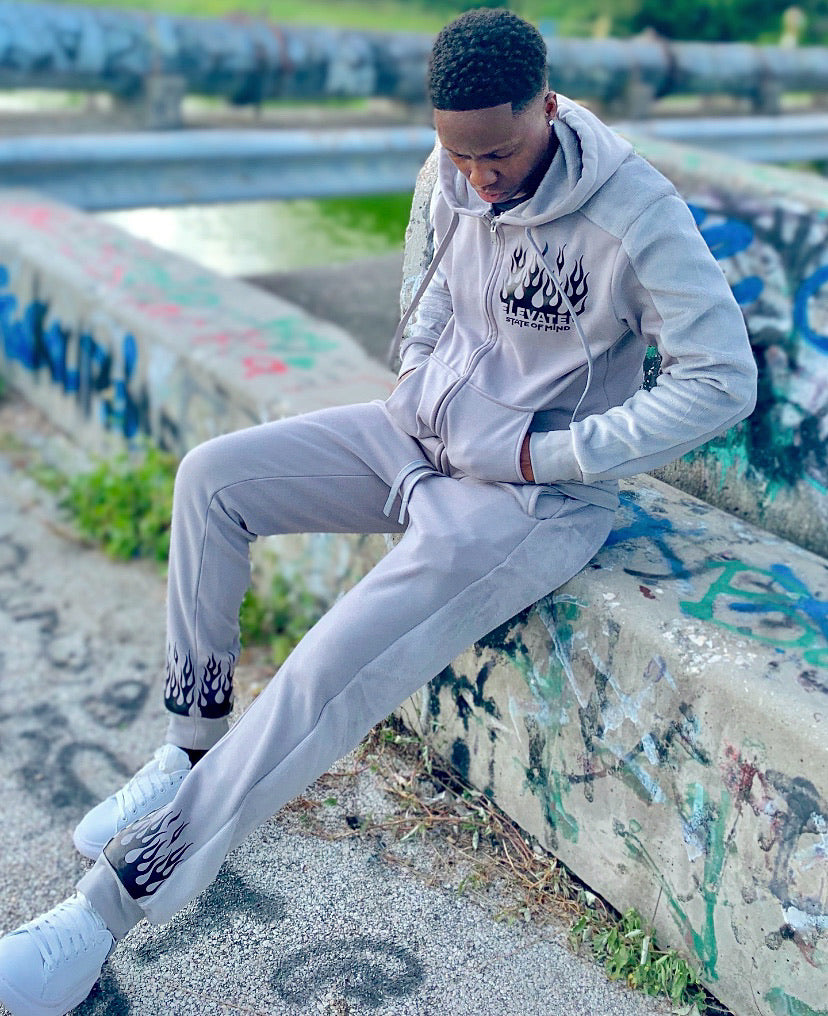 Men’s Cozy Nights Jogging Suit - Grey