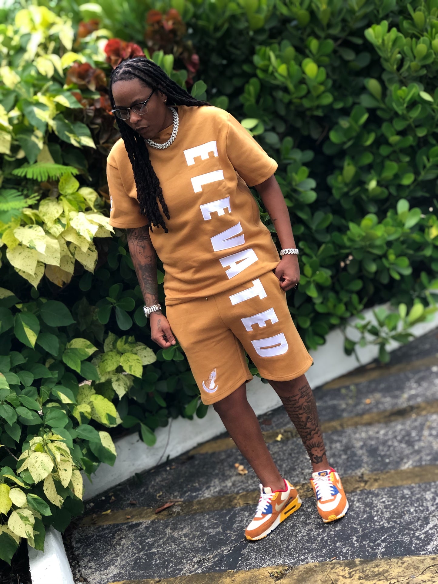 Elevated Short Set - Wheat