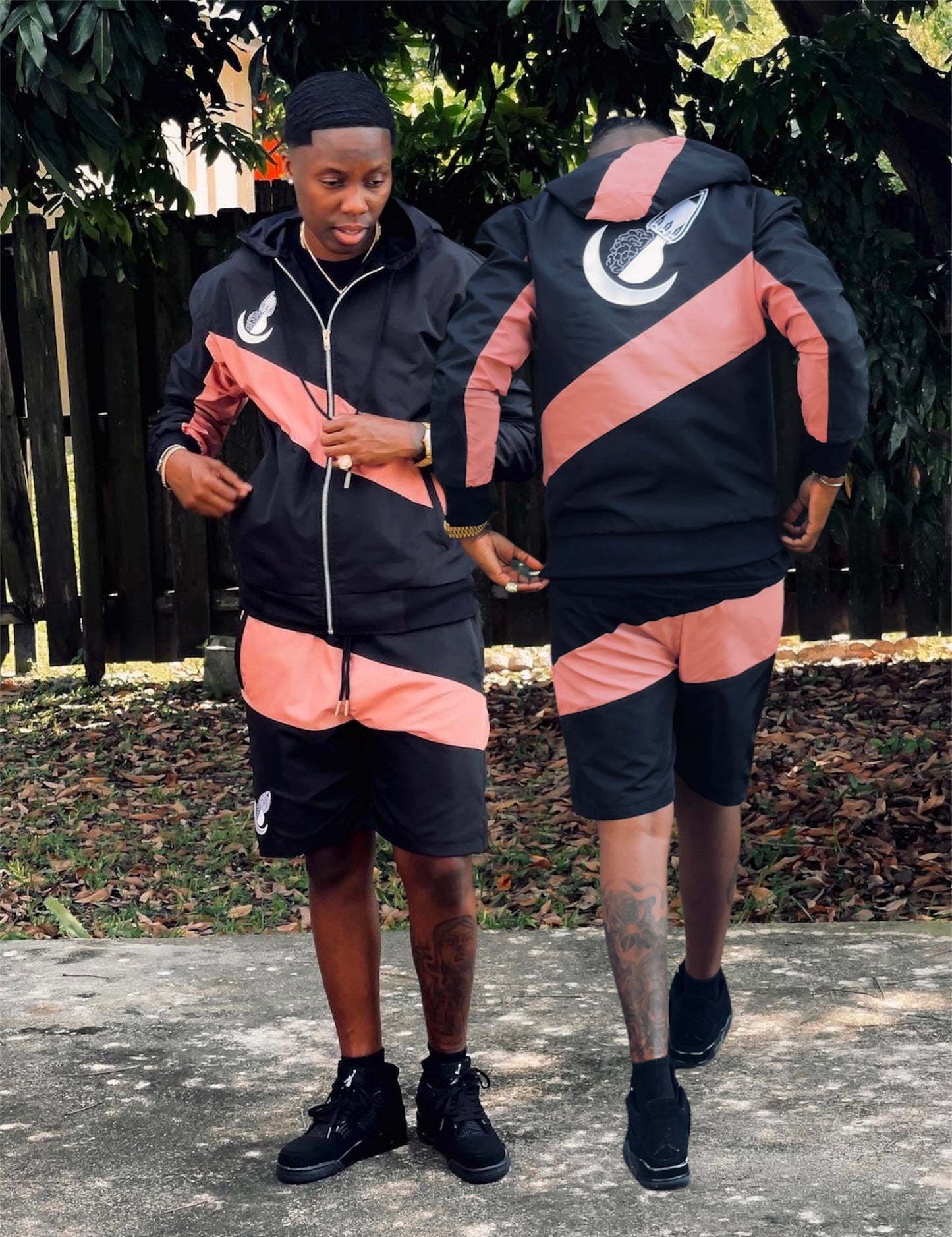 Signature Windbreaker Set - Black (read description)