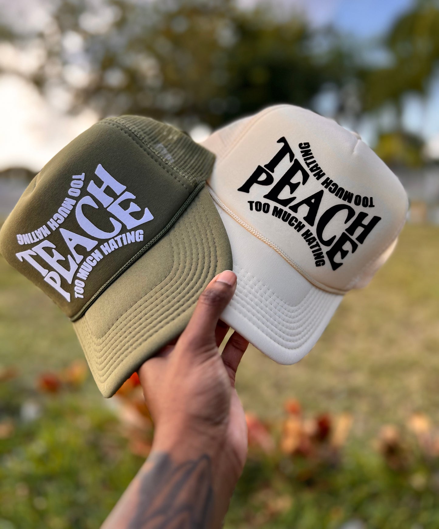 PEACE Trucker Hats