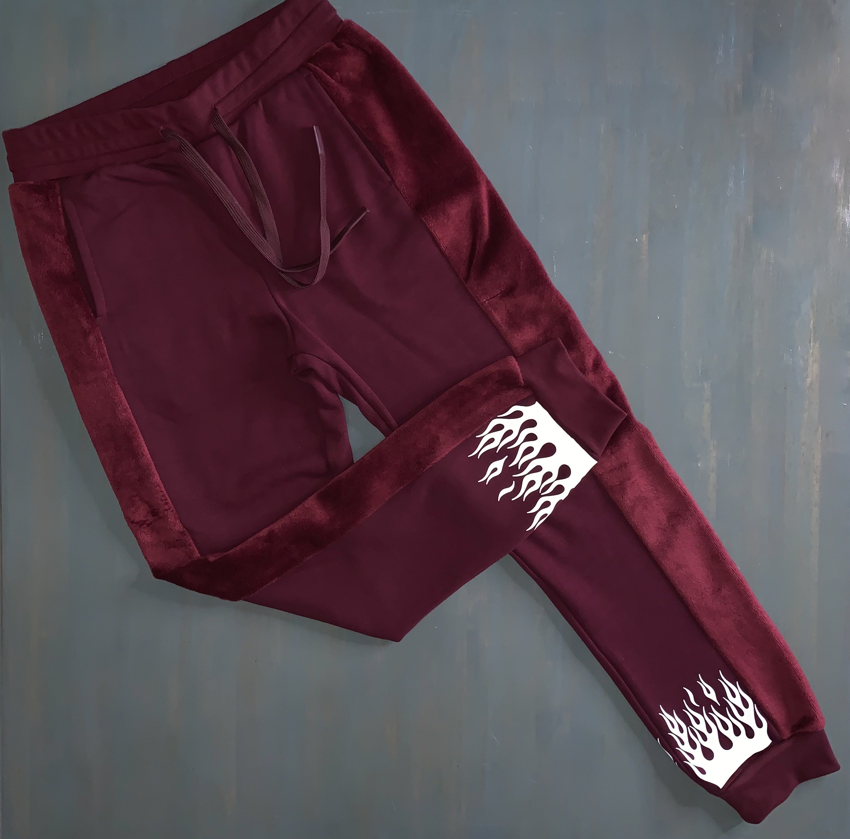 Burgundy hot sale jogging suit